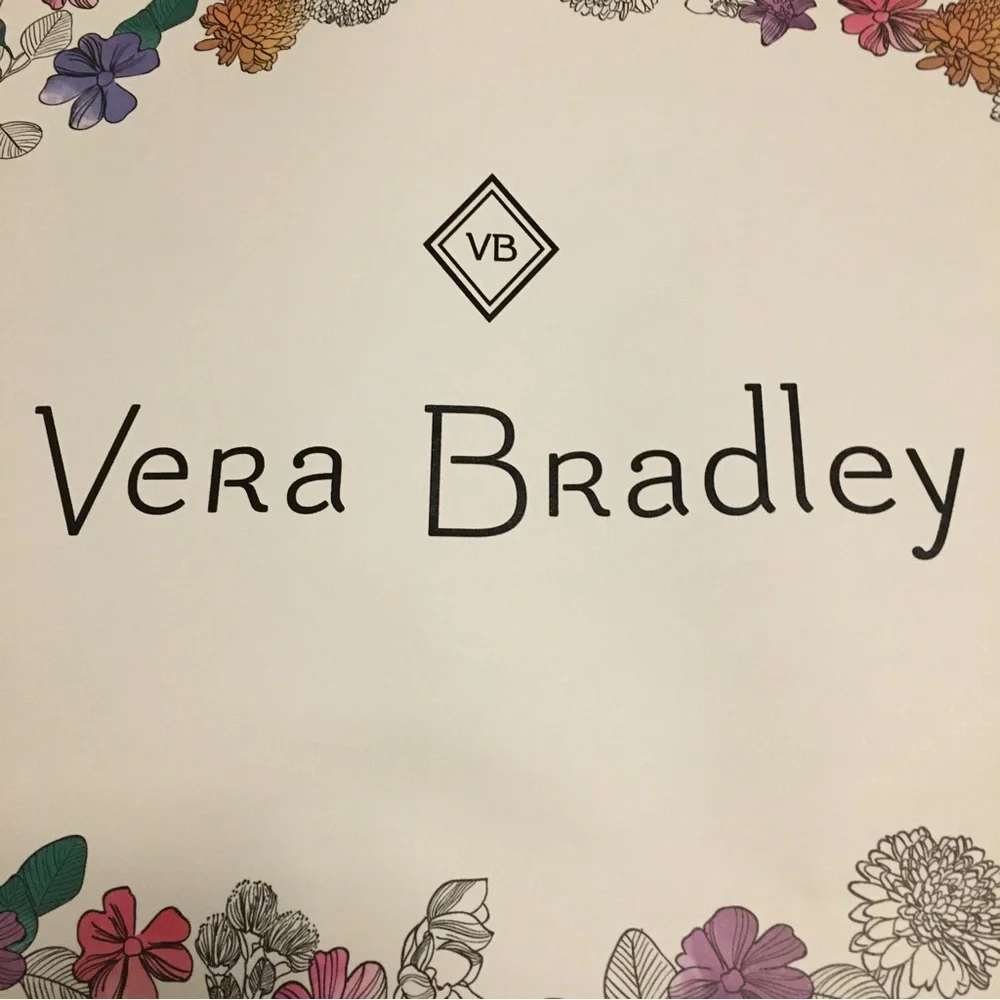 EUC Vera Bradley Bible Tote / Medium Shoulder Bag w/ 